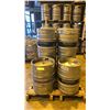 Image 1 : GROUP OF (10) 50 LITRE ALUMINIUM BREWERY KEGS
