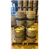 Image 1 : GROUP OF (10) 50 LITRE ALUMINIUM BREWERY KEGS