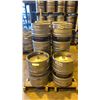 Image 1 : GROUP OF (10) 50 LITRE ALUMINIUM BREWERY KEGS