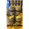 Image 1 : GROUP OF (10) 50 LITRE ALUMINIUM BREWERY KEGS