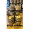 Image 1 : GROUP OF (10) 50 LITRE ALUMINIUM BREWERY KEGS