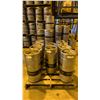 Image 1 : GROUP OF (10) 30 LITRE ALUMINIUM BREWERY KEGS