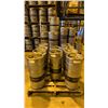 Image 1 : GROUP OF (10) 30 LITRE ALUMINIUM BREWERY KEGS