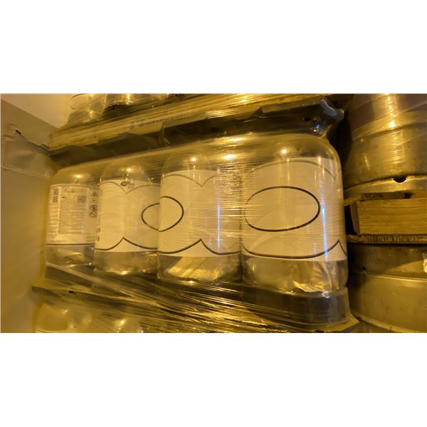 PALLET OF (12) 30 LITRE PLASTIC BREWERY KEYKEGS