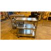 Image 1 : (2) WELDED METAL 3 TIER MOBILE SHOP CARTS