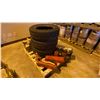 Image 1 : PALLET OF ASSORTED AUTO ITEMS - PAIR KELLY EDGE AT LT245/70R17 (M + S) TIRES, SINGLE