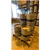 Image 2 : GROUP OF (10) 50 LITRE ALUMINIUM BREWERY KEGS