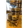 Image 2 : GROUP OF (10) 50 LITRE ALUMINIUM BREWERY KEGS