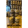 Image 1 : GROUP OF (10) 50 LITRE ALUMINIUM BREWERY KEGS
