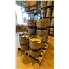 Image 2 : GROUP OF (10) 50 LITRE ALUMINIUM BREWERY KEGS