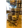 Image 2 : GROUP OF (10) 50 LITRE ALUMINIUM BREWERY KEGS
