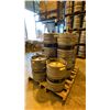 Image 2 : GROUP OF (10) 50 LITRE ALUMINIUM BREWERY KEGS