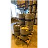 Image 2 : GROUP OF (10) 50 LITRE ALUMINIUM BREWERY KEGS