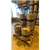 Image 2 : GROUP OF (10) 50 LITRE ALUMINIUM BREWERY KEGS