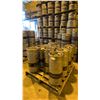 Image 2 : GROUP OF (10) 30 LITRE ALUMINIUM BREWERY KEGS