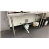 Image 1 : EFI PREP TABLE AND (3) WALL MOUNT STAINLESS STEEL SHELVES - PREP TABLE MEASURES APPROX.