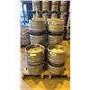 Image 1 : GROUP OF (10) 50 LITRE ALUMINIUM BREWERY KEGS