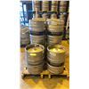 Image 1 : GROUP OF (10) 50 LITRE ALUMINIUM BREWERY KEGS