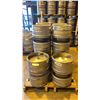 Image 1 : GROUP OF (10) 50 LITRE ALUMINIUM BREWERY KEGS