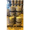Image 1 : GROUP OF (10) 50 LITRE ALUMINIUM BREWERY KEGS