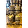 Image 1 : GROUP OF (10) 50 LITRE ALUMINIUM BREWERY KEGS
