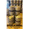 Image 1 : GROUP OF (10) 50 LITRE ALUMINIUM BREWERY KEGS