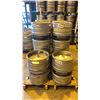 Image 1 : GROUP OF (10) 50 LITRE ALUMINIUM BREWERY KEGS