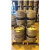 Image 1 : GROUP OF (10) 50 LITRE ALUMINIUM BREWERY KEGS
