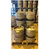 Image 1 : GROUP OF (10) 50 LITRE ALUMINIUM BREWERY KEGS