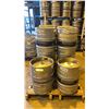 Image 1 : GROUP OF (10) 50 LITRE ALUMINIUM BREWERY KEGS