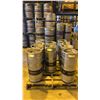 Image 1 : GROUP OF (10) 30 LITRE ALUMINIUM BREWERY KEGS
