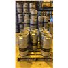 Image 1 : GROUP OF (10) 30 LITRE ALUMINIUM BREWERY KEGS