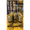 Image 1 : GROUP OF (10) 30 LITRE ALUMINIUM BREWERY KEGS