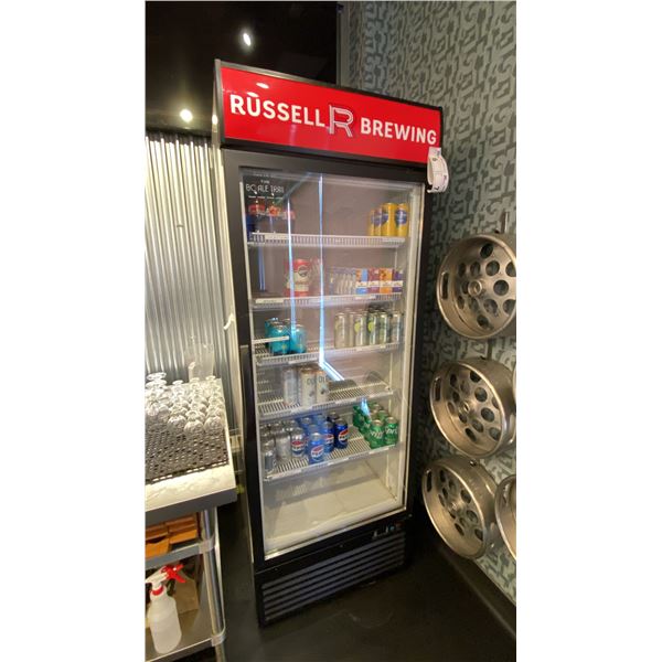 SINGLE DOOR COMMERCIAL COOLER *CONTENTS NOT INCLUDED*