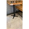 Image 1 : SMALL COUNTER HEIGHT BAR/BISTRO TABLE - APPROX. 2FT X 2FT X 3FT HIGH
