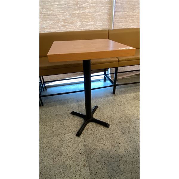 SMALL COUNTER HEIGHT BAR/BISTRO TABLE - APPROX. 2FT X 2FT X 3FT HIGH