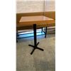 Image 1 : SMALL COUNTER HEIGHT BAR/BISTRO TABLE - APPROX. 2FT X 2FT X 3FT HIGH