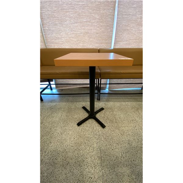 SMALL COUNTER HEIGHT BAR/BISTRO TABLE - APPROX. 2FT X 2FT X 3FT HIGH