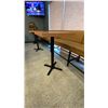 Image 2 : SMALL COUNTER HEIGHT BAR/BISTRO TABLE - APPROX. 2FT X 2FT X 3FT HIGH