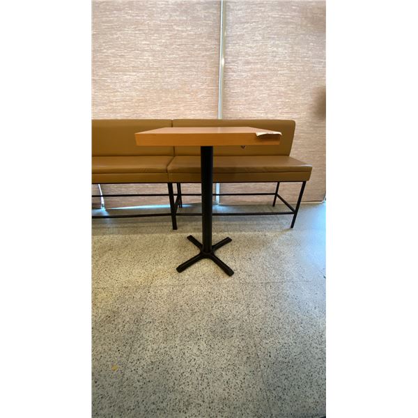 SMALL COUNTER HEIGHT BAR/BISTRO TABLE - APPROX. 2FT X 2FT X 3FT HIGH
