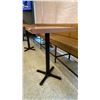 Image 2 : SMALL COUNTER HEIGHT BAR/BISTRO TABLE - APPROX. 2FT X 2FT X 3FT HIGH