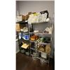 Image 2 : 2 STORAGE SHELVES AND CONTENTS