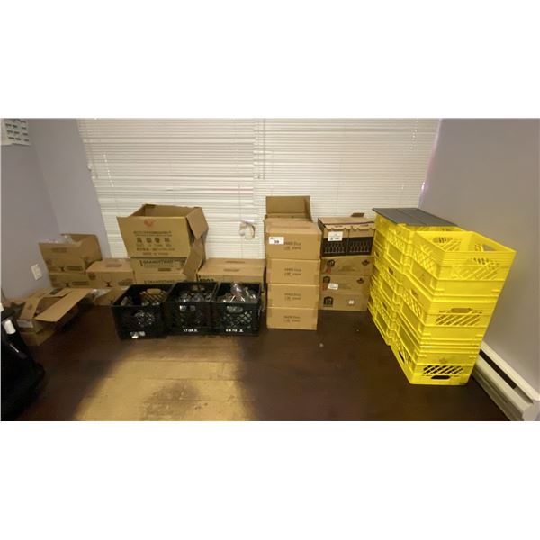 LARGE GROUP OF ASSORTED GLASSWARE