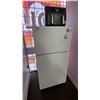 Image 6 : WHITE 2 DOOR FRIDGE, BLACK DANBY MICROWAVE, STAINLESS STEEL KITCHENAID TOASTER OVEN,