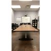 Image 1 : 8FT BOARDROOM TABLE WITH CENTER POWER CONSOLE