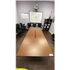 Image 5 : 8FT BOARDROOM TABLE WITH CENTER POWER CONSOLE