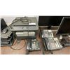 Image 3 : GROUP OF ASSORTED OFFICE ELECTRONICS - 4 MONITORS, BROTHER PRINTER, SMALL STEREO,