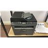 Image 2 : SMALL SHELF UNIT AND CONTENTS - HP LASER JET PRO PRINTER, BROTHER DCP PRINTER AND