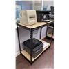 Image 8 : SMALL SHELF UNIT AND CONTENTS - HP LASER JET PRO PRINTER, BROTHER DCP PRINTER AND