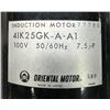 Image 4 : (3) Oriental Motor #4IK25GK-A-A1 Induction Motors